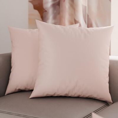 PETTI Artigiani Italiani Ett par örngott 50 x 50 cm i mikrofiber, kuddar för sovrum, soffa, set med 2 örngott, enfärgad rosa, 100% tillverkad i Italien PETTI Artigiani Italiani Ett par örngott 50 x 50 cm i mikrofiber, kuddar för sovrum, soffa, set med 2 örngott, enfärgad rosa, 100% tillverkad i Italien
