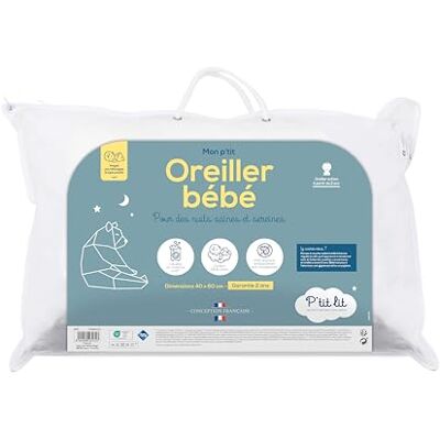 P'TIT LIT 23131 7 Kudde 60 x 40 cm Antibakteriell Vit P'TIT LIT 23131 7 Kudde 60 x 40 cm Antibakteriell Vit