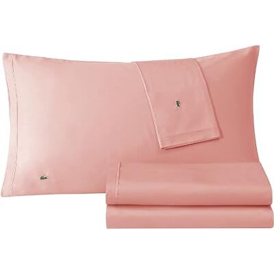 Lacoste 100% Cotton Percale 3-Piece Sheet Set – Cool, Crisp, Matte, and Durable, Oeko-Tex Certified – Solid, Canyon Orange, Twin Lacoste 100% Cotton Percale 3-Piece Sheet Set – Cool, Crisp, Matte, and Durable, Oeko-Tex Certified – Solid, Canyon Orange, Twin