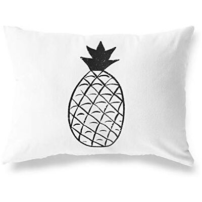Bonamaison Dekorativt kuddöverdrag, polyester, flerfärgad, 35 x 50 cm Bonamaison Dekorativt kuddöverdrag, polyester, flerfärgad, 35 x 50 cm