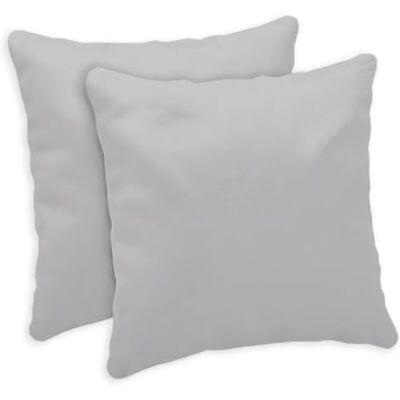 Giovanni Dolcinotti MADE IN ITALY Set med 2 örngott för soffa 40 x 40 dekorativa örngott 100% bomull med silkeslen effekt dold dragkedja pärlgrå Atlanta Giovanni Dolcinotti MADE IN ITALY Set med 2 örngott för soffa 40 x 40 dekorativa örngott 100% bomull med silkeslen effekt dold dragkedja pärlgrå Atlanta