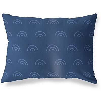 Bonamaison dekorativt kuddöverdrag blå, överdrag till prydnadskudde, heminredning örngott för vardagsrum, soffa, sovrum, storlek: 35 x 50 cm – designad och tillverkad i Turkiet Bonamaison dekorativt kuddöverdrag blå, överdrag till prydnadskudde, heminredning örngott för vardagsrum, soffa, sovrum, storlek: 35 x 50 cm – designad och tillverkad i Turkiet