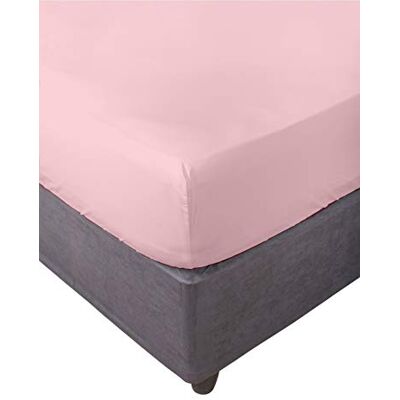 Miracle Home . Lakan, elastisk, mjuk, bekväm, anti-pilling. Bomull 50%, 50% polyester. Rosa. 180 x 200 cm Miracle Home . Lakan, elastisk, mjuk, bekväm, anti-pilling. Bomull 50%, 50% polyester. Rosa. 180 x 200 cm