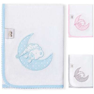 Interbaby Blå Sleep broderad chiffong Interbaby Blå Sleep broderad chiffong