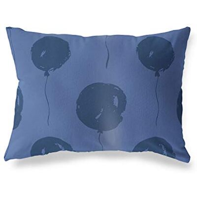 Bonamaison dekorativt kuddöverdrag, blå prydnadskuddöverdrag, heminredning örngott för vardagsrum, soffa, sovrum, storlek: 45 x 60 cm – designad och tillverkad i Turkiet Bonamaison dekorativt kuddöverdrag, blå prydnadskuddöverdrag, heminredning örngott för vardagsrum, soffa, sovrum, storlek: 45 x 60 cm – designad och tillverkad i Turkiet