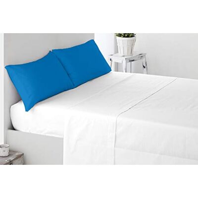 Miracle Home kudde, mjuk och bekväm, två delar, bomull 50% polyester, blå, 150 cm Miracle Home kudde, mjuk och bekväm, två delar, bomull 50% polyester, blå, 150 cm