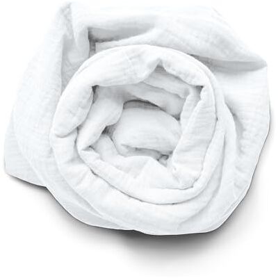 HOME LINGE PASSION Påslakan i 100% bomullsgasväv 140 x 190+30 cm vit HOME LINGE PASSION Påslakan i 100% bomullsgasväv 140 x 190+30 cm vit