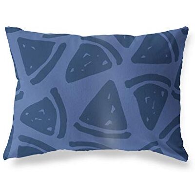 Bonamaison dekorativt kuddöverdrag, blå prydnadskuddöverdrag, heminredning örngott för vardagsrum, soffa, sovrum, storlek: 45 x 60 cm – designad och tillverkad i Turkiet Bonamaison dekorativt kuddöverdrag, blå prydnadskuddöverdrag, heminredning örngott för vardagsrum, soffa, sovrum, storlek: 45 x 60 cm – designad och tillverkad i Turkiet