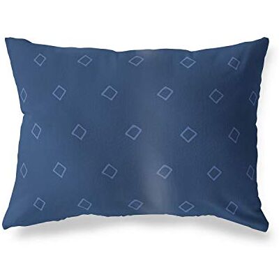 Bonamaison dekorativt kuddöverdrag, blå prydnadskuddöverdrag, heminredning örngott för vardagsrum, soffa, sovrum, storlek: 45 x 60 cm – designad och tillverkad i Turkiet Bonamaison dekorativt kuddöverdrag, blå prydnadskuddöverdrag, heminredning örngott för vardagsrum, soffa, sovrum, storlek: 45 x 60 cm – designad och tillverkad i Turkiet