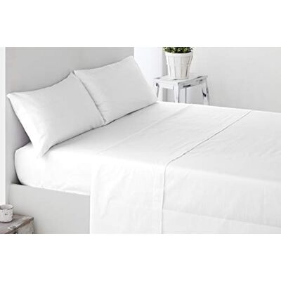 Miracle Home Örngott Mjuk och bekväm, Två stycken, Bomull 50% Polyester, Vit, Säng 150 Miracle Home Örngott Mjuk och bekväm, Två stycken, Bomull 50% Polyester, Vit, Säng 150