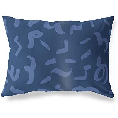 Bonamaison dekorativt kuddöverdrag blå, överdrag till prydnadskudde, heminredning örngott för vardagsrum, soffa, sovrum, storlek: 35 x 50 cm – designad och tillverkad i Turkiet Bonamaison dekorativt kuddöverdrag blå, överdrag till prydnadskudde, heminredning örngott för vardagsrum, soffa, sovrum, storlek: 35 x 50 cm – designad och tillverkad i Turkiet
