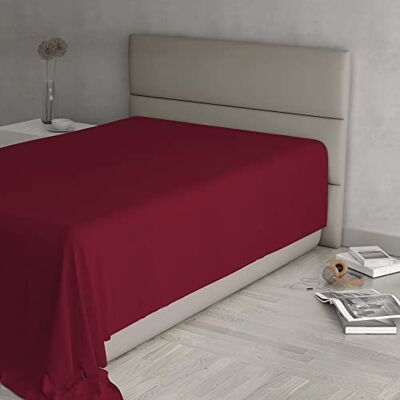 Italian Bed Linen MAX COLOR överlakan 100% bomull, enfärgad, vinröd, halv kvadrat 180 x 300 cm Italian Bed Linen MAX COLOR överlakan 100% bomull, enfärgad, vinröd, halv kvadrat 180 x 300 cm