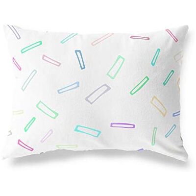 Bonamaison dekorativt kuddöverdrag, slumpmässigt mönster prydnadskuddöverdrag, heminredning örngott för vardagsrum, soffa, sovrum, storlek: 45 x 60 cm – designad och tillverkad i Turkiet Bonamaison dekorativt kuddöverdrag, slumpmässigt mönster prydnadskuddöverdrag, heminredning örngott för vardagsrum, soffa, sovrum, storlek: 45 x 60 cm – designad och tillverkad i Turkiet