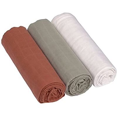 Lassig Casual Baby skötfilt spottfilt skötfilt skötfilt mullduk set om 3 bomull 85 x 85 cm/swaddle & burpfilt L rost/oliv/milky Lassig Casual Baby skötfilt spottfilt skötfilt skötfilt mullduk set om 3 bomull 85 x 85 cm/swaddle & burpfilt L rost/oliv/milky