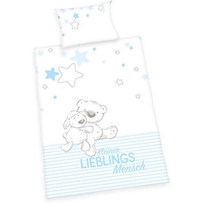 Herding Baby Best ekologiska påslakanset, GOTS-certifierat, vändmotiv, örngott 40 x 60 cm med hotellinlägg, påslakan 100 x 135 cm med knapprad, bomull/flanell, blå Herding Baby Best ekologiska påslakanset, GOTS-certifierat, vändmotiv, örngott 40 x 60 cm med hotellinlägg, påslakan 100 x 135 cm med knapprad, bomull/flanell, blå