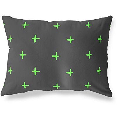 Bonamaison dekorativt kuddöverdrag, neongrön rök prydnadskuddöverdrag, hem dekorativa örngott för vardagsrum, soffa, sovrum, storlek: 45 x 60 cm Designad och tillverkad i Turkiet Bonamaison dekorativt kuddöverdrag, neongrön rök prydnadskuddöverdrag, hem dekorativa örngott för vardagsrum, soffa, sovrum, storlek: 45 x 60 cm Designad och tillverkad i Turkiet