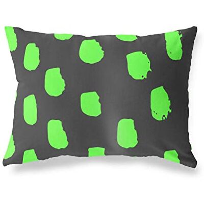 Bonamaison dekorativt kuddöverdrag, neongrön rök prydnadskuddöverdrag, hem dekorativa örngott för vardagsrum, soffa, sovrum, storlek: 45 x 60 cm Designad och tillverkad i Turkiet Bonamaison dekorativt kuddöverdrag, neongrön rök prydnadskuddöverdrag, hem dekorativa örngott för vardagsrum, soffa, sovrum, storlek: 45 x 60 cm Designad och tillverkad i Turkiet