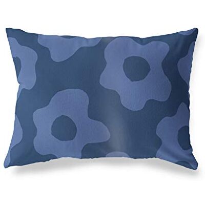 Bonamaison dekorativt kuddöverdrag, blå prydnadskuddöverdrag, heminredning örngott för vardagsrum, soffa, sovrum, storlek: 45 x 60 cm – designad och tillverkad i Turkiet Bonamaison dekorativt kuddöverdrag, blå prydnadskuddöverdrag, heminredning örngott för vardagsrum, soffa, sovrum, storlek: 45 x 60 cm – designad och tillverkad i Turkiet