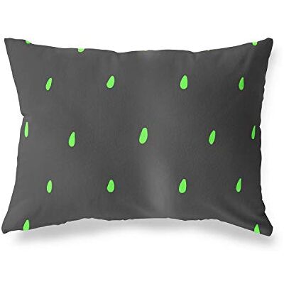 Bonamaison dekorativt kuddöverdrag, neongrön rök prydnadskuddöverdrag, hem dekorativa örngott för vardagsrum, soffa, sovrum, storlek: 45 x 60 cm Designad och tillverkad i Turkiet Bonamaison dekorativt kuddöverdrag, neongrön rök prydnadskuddöverdrag, hem dekorativa örngott för vardagsrum, soffa, sovrum, storlek: 45 x 60 cm Designad och tillverkad i Turkiet