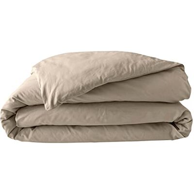 Douceur d'Intérieur , Påslakan (240 x 220 cm) perkalin sand, bomullspercale Douceur d'Intérieur , Påslakan (240 x 220 cm) perkalin sand, bomullspercale
