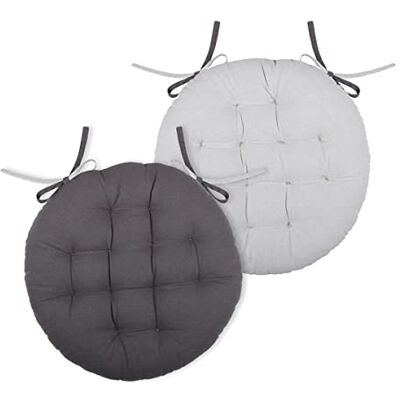 Stof Lovely Casa stolsöverdrag storlek 38 x 38 cm 100% bomull pärlgrå Duo-modell exceptionell kvalitet bekväm och elegant lätt att underhålla Stof Lovely Casa stolsöverdrag storlek 38 x 38 cm 100% bomull pärlgrå Duo-modell exceptionell kvalitet bekväm och elegant lätt att underhålla