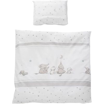 roba Spjälsängssängkläder 80 x 80 cm Stjärncharm Spjälsängssängkläder 2 delar Påslakan & Kuddöverdrag med stjärnmotiv för flickor & pojkar Bomull Vit roba Spjälsängssängkläder 80 x 80 cm Stjärncharm Spjälsängssängkläder 2 delar Påslakan & Kuddöverdrag med stjärnmotiv för flickor & pojkar Bomull Vit