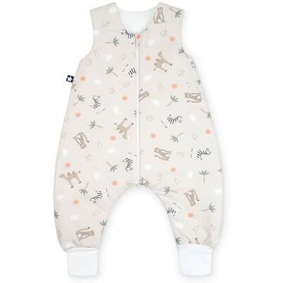 Julius Zöllner Sleepfoverall Jumper Jersey, varm fyllning 2,5 TOG, tvättbar vid 60 °C, tillverkad i Tyskland, OEKO TEX Standard 100, savan-beige, storlek 80 Julius Zöllner Sleepfoverall Jumper Jersey, varm fyllning 2,5 TOG, tvättbar vid 60 °C, tillverkad i Tyskland, OEKO TEX Standard 100, savan-beige, storlek 80