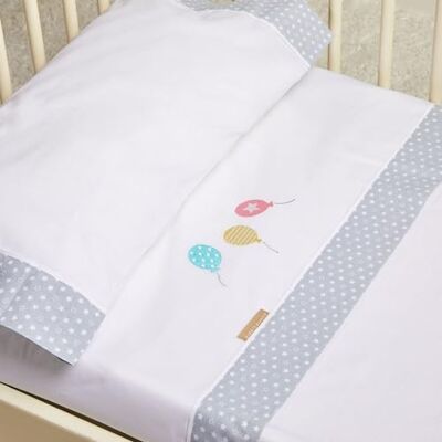 Blanco 512 broderade sänglinne för 70 cm Maxicuna (+ Tillgängliga åtgärder) Babylakan Blanco 512 broderade sänglinne för 70 cm Maxicuna (+ Tillgängliga åtgärder) Babylakan