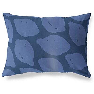 Bonamaison dekorativt kuddöverdrag, blå prydnadskuddöverdrag, heminredning örngott för vardagsrum, soffa, sovrum, storlek: 45 x 60 cm – designad och tillverkad i Turkiet Bonamaison dekorativt kuddöverdrag, blå prydnadskuddöverdrag, heminredning örngott för vardagsrum, soffa, sovrum, storlek: 45 x 60 cm – designad och tillverkad i Turkiet