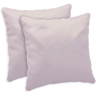 Giovanni Dolcinotti MADE IN ITALY Set med 2 örngott för soffa 50 x 50 dekorativa örngott 100% bomull med silkeslen effekt dold dragkedja silverrosa Atlanta Giovanni Dolcinotti MADE IN ITALY Set med 2 örngott för soffa 50 x 50 dekorativa örngott 100% bomull med silkeslen effekt dold dragkedja silverrosa Atlanta
