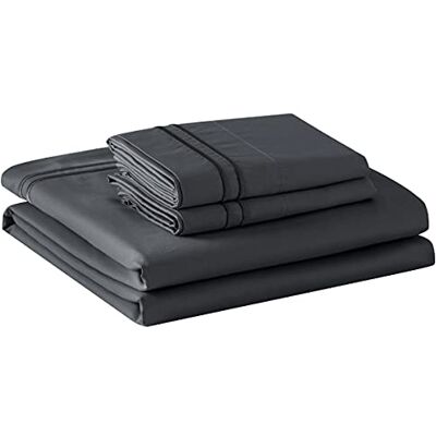 TOYABR Påslakanset 3 delar sängkläder – 60% bomull och 40% Tencel-2 örngott + 1 påslakan – andningsförmåga och lätthet (grå, 260 x 220 cm, 50 x 75 x 2 cm) TOYABR Påslakanset 3 delar sängkläder – 60% bomull och 40% Tencel-2 örngott + 1 påslakan – andningsförmåga och lätthet (grå, 260 x 220 cm, 50 x 75 x 2 cm)