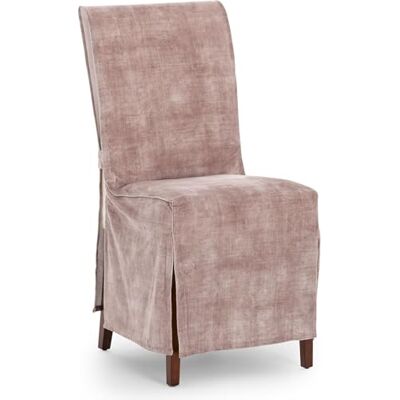 ECOMMERC3 Örngott av icke-elastiskt sammetstyg – mjukt rosa kuddfodral med fläckbeständig finish och passform med dekorativa band ECOMMERC3 Örngott av icke-elastiskt sammetstyg – mjukt rosa kuddfodral med fläckbeständig finish och passform med dekorativa band