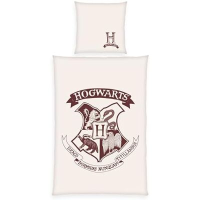 Herding Harry Potter sängkläder, örngott ca 80 x 80 cm, påslakan ca. 135 x 200 cm, med knapprad, 100% bomull Herding Harry Potter sängkläder, örngott ca 80 x 80 cm, påslakan ca. 135 x 200 cm, med knapprad, 100% bomull