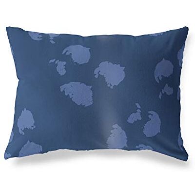 Bonamaison dekorativt kuddöverdrag blå, överdrag till prydnadskudde, heminredning örngott för vardagsrum, soffa, sovrum, storlek: 35 x 50 cm – designad och tillverkad i Turkiet Bonamaison dekorativt kuddöverdrag blå, överdrag till prydnadskudde, heminredning örngott för vardagsrum, soffa, sovrum, storlek: 35 x 50 cm – designad och tillverkad i Turkiet