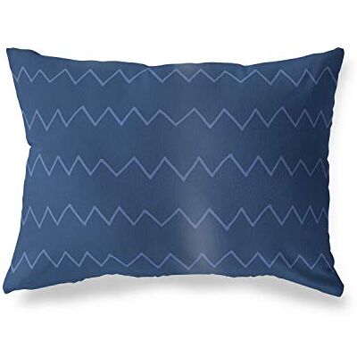 Bonamaison dekorativt kuddöverdrag blå, överdrag till prydnadskudde, heminredning örngott för vardagsrum, soffa, sovrum, storlek: 35 x 50 cm – designad och tillverkad i Turkiet Bonamaison dekorativt kuddöverdrag blå, överdrag till prydnadskudde, heminredning örngott för vardagsrum, soffa, sovrum, storlek: 35 x 50 cm – designad och tillverkad i Turkiet