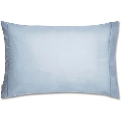 Bianca Cotton Soft Plain Dyed Cotton Percale Denim 200TC Housewife Pillowcases 50 x 80 cm (2) Bianca Cotton Soft Plain Dyed Cotton Percale Denim 200TC Housewife Pillowcases 50 x 80 cm (2)