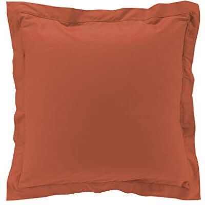 Douceur d'Intérieur örngott platt flygande 63 x 63 cm percaline terracotta Douceur d'Intérieur örngott platt flygande 63 x 63 cm percaline terracotta