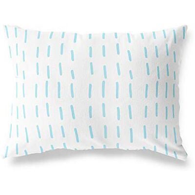 Bonamaison dekorativt kuddöverdrag, slumpmässigt mönster prydnadskuddöverdrag, heminredning örngott för vardagsrum, soffa, sovrum, storlek: 45 x 60 cm – designad och tillverkad i Turkiet Bonamaison dekorativt kuddöverdrag, slumpmässigt mönster prydnadskuddöverdrag, heminredning örngott för vardagsrum, soffa, sovrum, storlek: 45 x 60 cm – designad och tillverkad i Turkiet