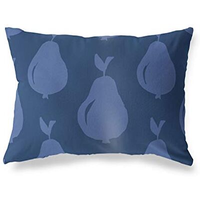Bonamaison dekorativt kuddöverdrag blå, överdrag till prydnadskudde, heminredning örngott för vardagsrum, soffa, sovrum, storlek: 35 x 50 cm – designad och tillverkad i Turkiet Bonamaison dekorativt kuddöverdrag blå, överdrag till prydnadskudde, heminredning örngott för vardagsrum, soffa, sovrum, storlek: 35 x 50 cm – designad och tillverkad i Turkiet