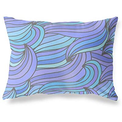 Bonamaison dekorativt kuddöverdrag, slumpmässigt mönster prydnadskuddöverdrag, heminredning örngott för vardagsrum, soffa, sovrum, storlek: 45 x 60 cm – designad och tillverkad i Turkiet Bonamaison dekorativt kuddöverdrag, slumpmässigt mönster prydnadskuddöverdrag, heminredning örngott för vardagsrum, soffa, sovrum, storlek: 45 x 60 cm – designad och tillverkad i Turkiet
