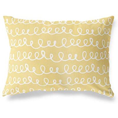 Bonamaison dekorativt kuddöverdrag, slumpmässigt mönster prydnadskuddöverdrag, heminredning örngott för vardagsrum, soffa, sovrum, storlek: 45 x 60 cm – designad och tillverkad i Turkiet Bonamaison dekorativt kuddöverdrag, slumpmässigt mönster prydnadskuddöverdrag, heminredning örngott för vardagsrum, soffa, sovrum, storlek: 45 x 60 cm – designad och tillverkad i Turkiet