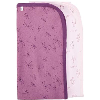 Pippi Unisex baby 2-pack filt för inlindning, lek och skydd, lämplig set med badkläder, flerfärgad (Deep Purple 655), (tillverkarens storlek: 70 x 70), Flerfärgad (Deep Purple 655), En Storlek Pippi Unisex baby 2-pack filt för inlindning, lek och skydd, lämplig set med badkläder, flerfärgad (Deep Purple 655), (tillverkarens storlek: 70 x 70), Flerfärgad (Deep Purple 655), En Storlek