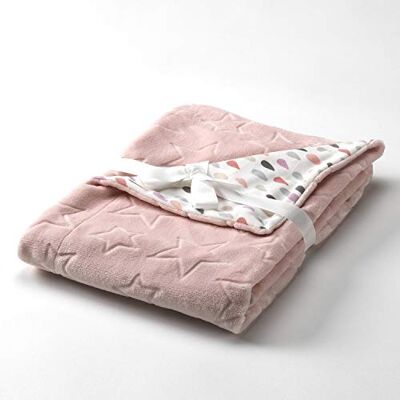BGEUROPE Textiles Mora Baby Galaxy filt minibarnsäng 80 x 110 cm rosa filtar, unisex BGEUROPE Textiles Mora Baby Galaxy filt minibarnsäng 80 x 110 cm rosa filtar, unisex
