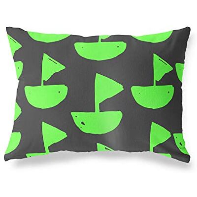 Bonamaison dekorativt kuddöverdrag, neongrön rök prydnadskuddöverdrag, hem dekorativa örngott för vardagsrum, soffa, sovrum, storlek: 45 x 60 cm Designad och tillverkad i Turkiet Bonamaison dekorativt kuddöverdrag, neongrön rök prydnadskuddöverdrag, hem dekorativa örngott för vardagsrum, soffa, sovrum, storlek: 45 x 60 cm Designad och tillverkad i Turkiet