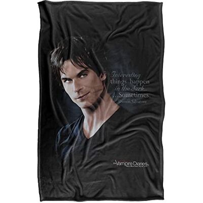 LOGOVISION Vampire Diaries Sometimes supermjuk gosig filt med silkeslent grepp – 91 x 147 cm LOGOVISION Vampire Diaries Sometimes supermjuk gosig filt med silkeslent grepp – 91 x 147 cm