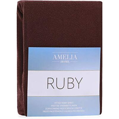 AmeliaHome -spännlakan 120 x 200-140 x 200, brun AmeliaHome -spännlakan 120 x 200-140 x 200, brun