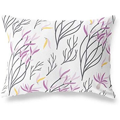 Bonamaison dekorativt kuddöverdrag, slumpmässigt mönster prydnadskuddöverdrag, heminredning örngott för vardagsrum, soffa, sovrum, storlek: 45 x 60 cm – designad och tillverkad i Turkiet Bonamaison dekorativt kuddöverdrag, slumpmässigt mönster prydnadskuddöverdrag, heminredning örngott för vardagsrum, soffa, sovrum, storlek: 45 x 60 cm – designad och tillverkad i Turkiet