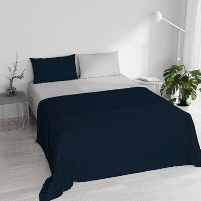 Italian Bed Linen Italienska sängkläder sängkläder blå/grå dubbel 250 x 300 cm Italian Bed Linen Italienska sängkläder sängkläder blå/grå dubbel 250 x 300 cm