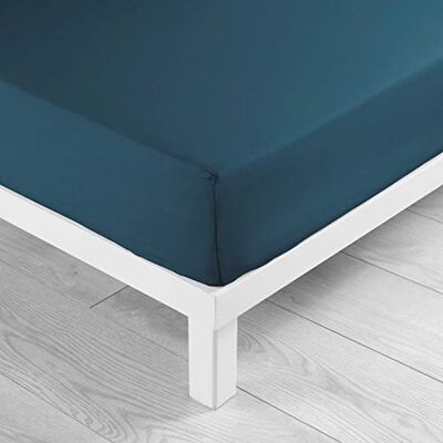 Douceur d'Intérieur Påslakan 2 personer 160 x 200 cm UNI 57 trådar Lina blå Douceur d'Intérieur Påslakan 2 personer 160 x 200 cm UNI 57 trådar Lina blå