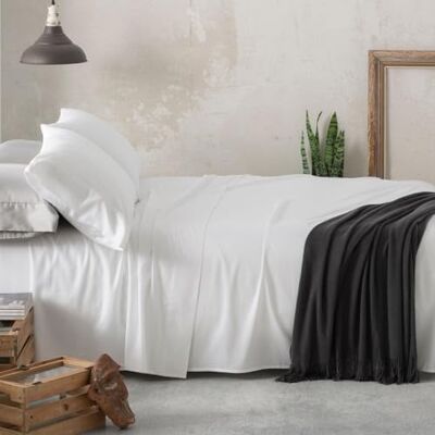 Blanco 100% bomull satin 300 trådantal lakan säng 105 cm (+tillgängliga storlek) 3 delar (bänkskiva, örngott och botten) Atelier hus vit 405 (105 x 190/200 cm) Blanco 100% bomull satin 300 trådantal lakan säng 105 cm (+tillgängliga storlek) 3 delar (bänkskiva, örngott och botten) Atelier hus vit 405 (105 x 190/200 cm)